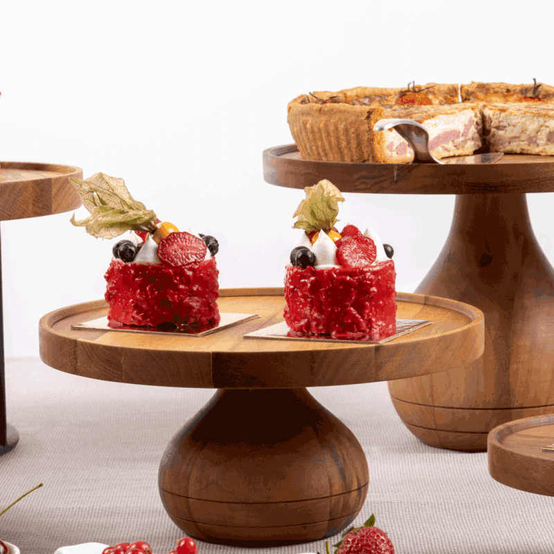 Medium Cake Stands and desserts