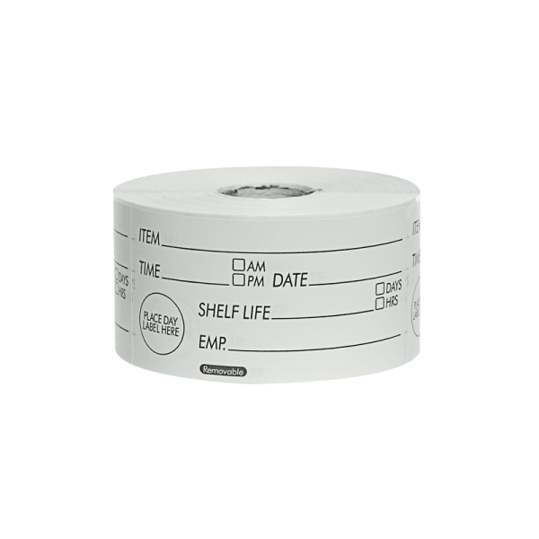 Removable Shelf Life Label