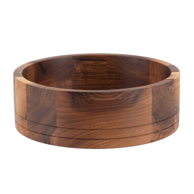 Straight Oiled Walnut Bowl Large