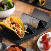Taco served in a Stainless Steel Triple Street Food Stand