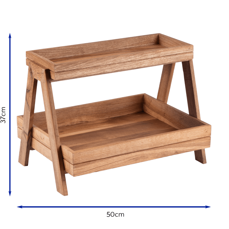 Tray Stand with dimensions