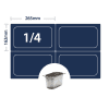 GN1/4 Size Bain Marie / Gastronorm Tray Liners <br>(Pack of 100) - Image 2