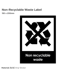 Non-Recyclable Waste Label