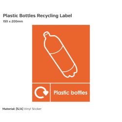 Plastic Bottles Recycling Label