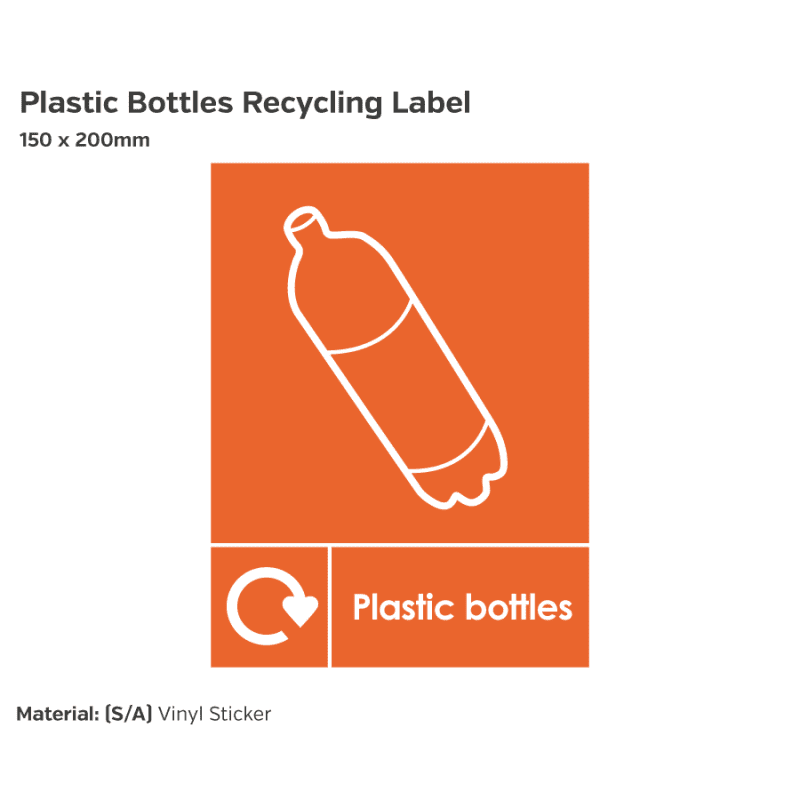 Plastic Bottles Recycling Label