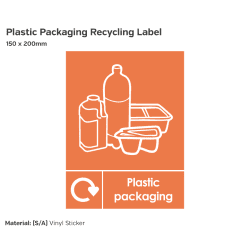 Plastic Packaging Recycling Label