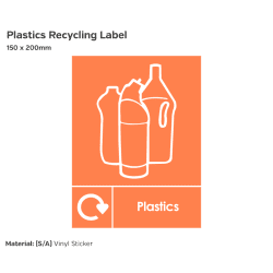 Plastics Recycling Label