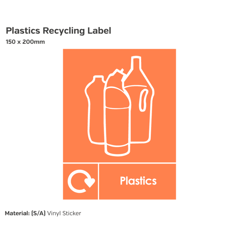 Plastics Recycling Label