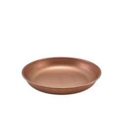 24cm Copper Vintage Steel Coupe Plate