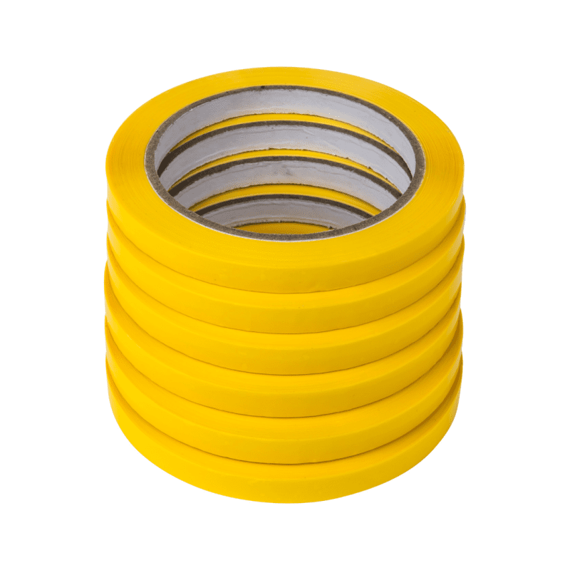 9mm Yellow Butchers Tape 76mm Core