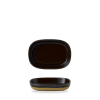 Cinnamon Brown Shallow Tray 17-3x11-9cm