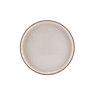 Front on view of Genware Kava White Raw Wall Plate