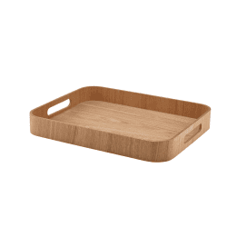 Light Wood Veneer Butlers Tray 35-5 x 28cm