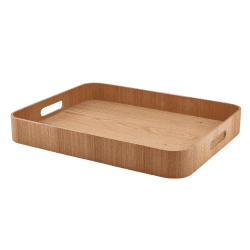 Light Wood Veneer Butlers Tray 45-5 x 36cm