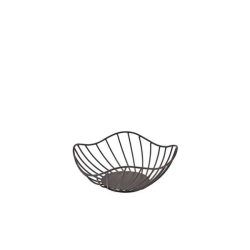 Lotus Leaf Black Wire Basket 20 x 8cm