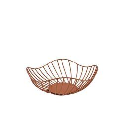 Lotus Leaf Copper Wire Basket 28-5 x 10cm