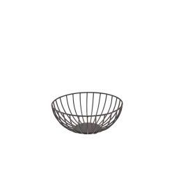 Round Black Wire Basket 20x8cm