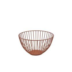 Round Copper Wire Basket 24 x 13cm