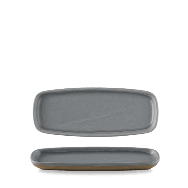 Seattle Grey Oblong Platter 25-1x10cm