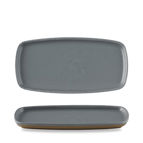 Seattle Grey Rectangular Plate 30cm