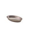 Vintage Steel Oval Dish 17-5 x 11cm