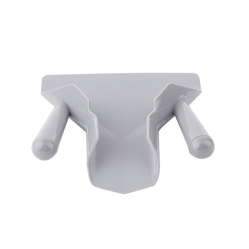 Rear view of Plastic Dual Handle French Fry Scoop