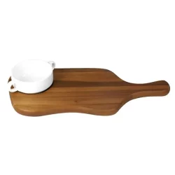 Acacia Paddle Board with Round Recess
