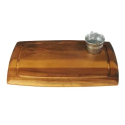 Acacia Presentation Board With Round Recess