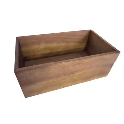 Acacia Wood Crate