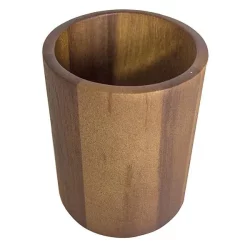 Acacia Wood Round Table Caddy