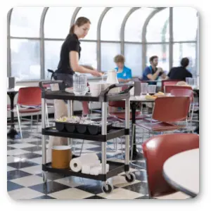 Furniture, Trolleys & Barrier Systems for use in the catering and hospitality sector.