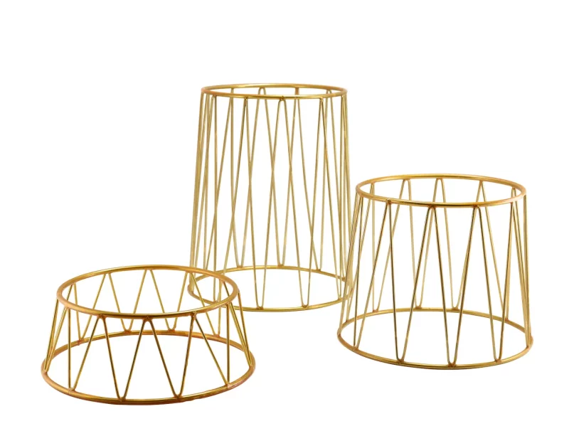 10cm 20cm and 30cm Gold Crown Buffet Riser Collection