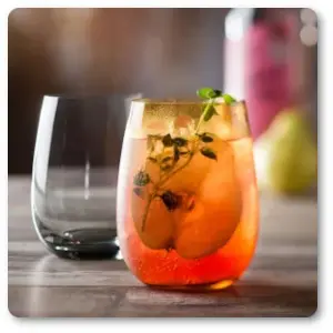 Glassware - Coloured Tumblers