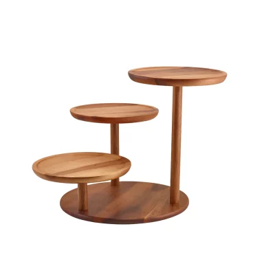 Acacia Wood 3 Tier Platform Riser
