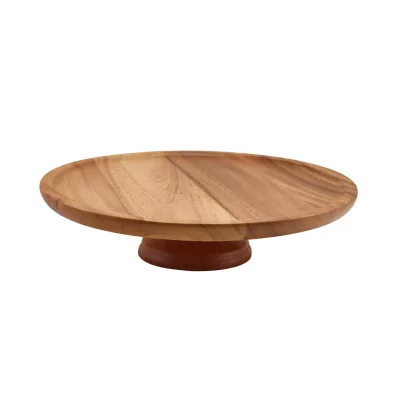 Acacia Wood Cake Stand 33 x 8cm