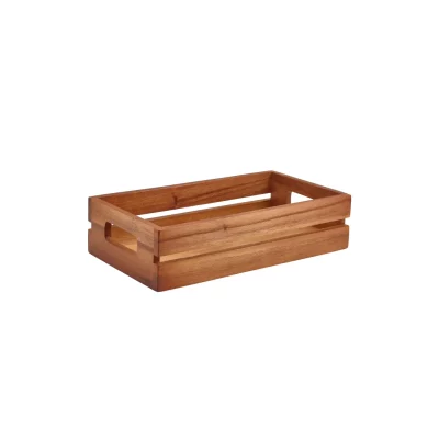 Acacia Wood Low Box - Riser GN 1-3