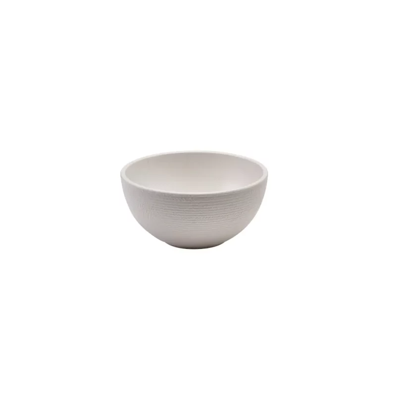 Melamine White Jute Buffet Bowl 15.5 x 7.5cm - Image 3