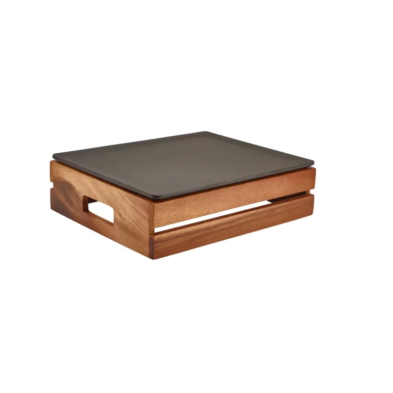 Acacia Wood Low Box / Riser GN 1/2 - Image 5
