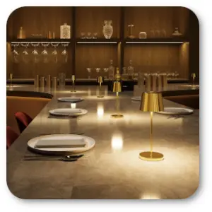 LED lamps for the hospitality industry