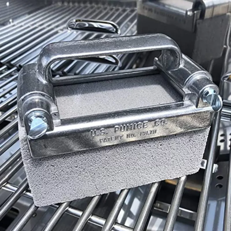 Lifestyle image of Grillmaster Grill Brick and Holder