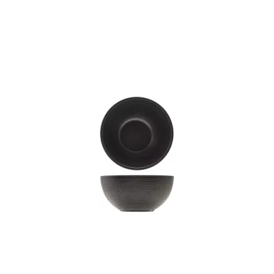 Melamine Black Jute Buffet Bowl 15-5