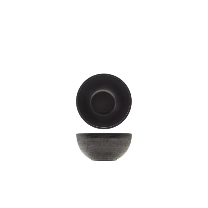 Melamine Black Jute Buffet Bowl 15-5