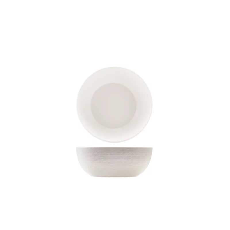 Melamine White Jute Buffet Bowl 20cm