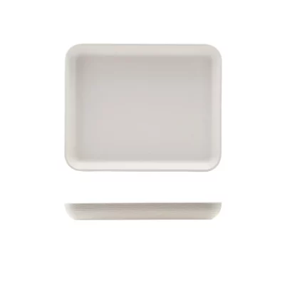 Melamine White Jute Platter GN 1/2