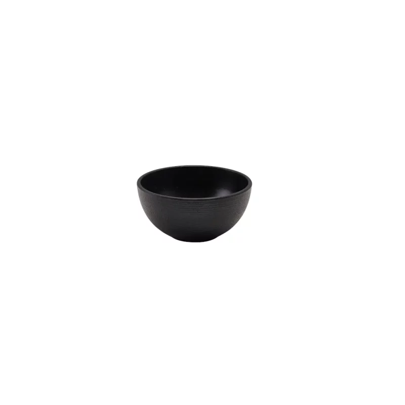 Melamine Black Jute Buffet Bowl 15.5 x 7.5cm - Image 3