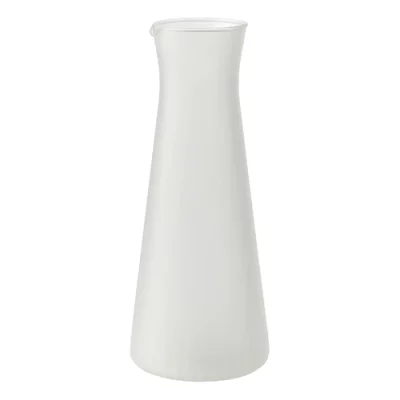 Twist White Frosted Carafe