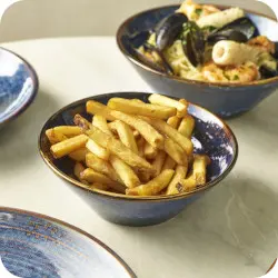 Aqua Blue Terra Bowls