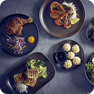 Cinder Black terra Tableware