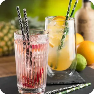 Paper Straws form the basics of bar supplies Paper Straws