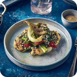 Seafoam Presentation Plates